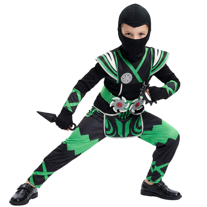 Anime Cosplay Girlfriend - Japanese Ninja Costume Set for Children