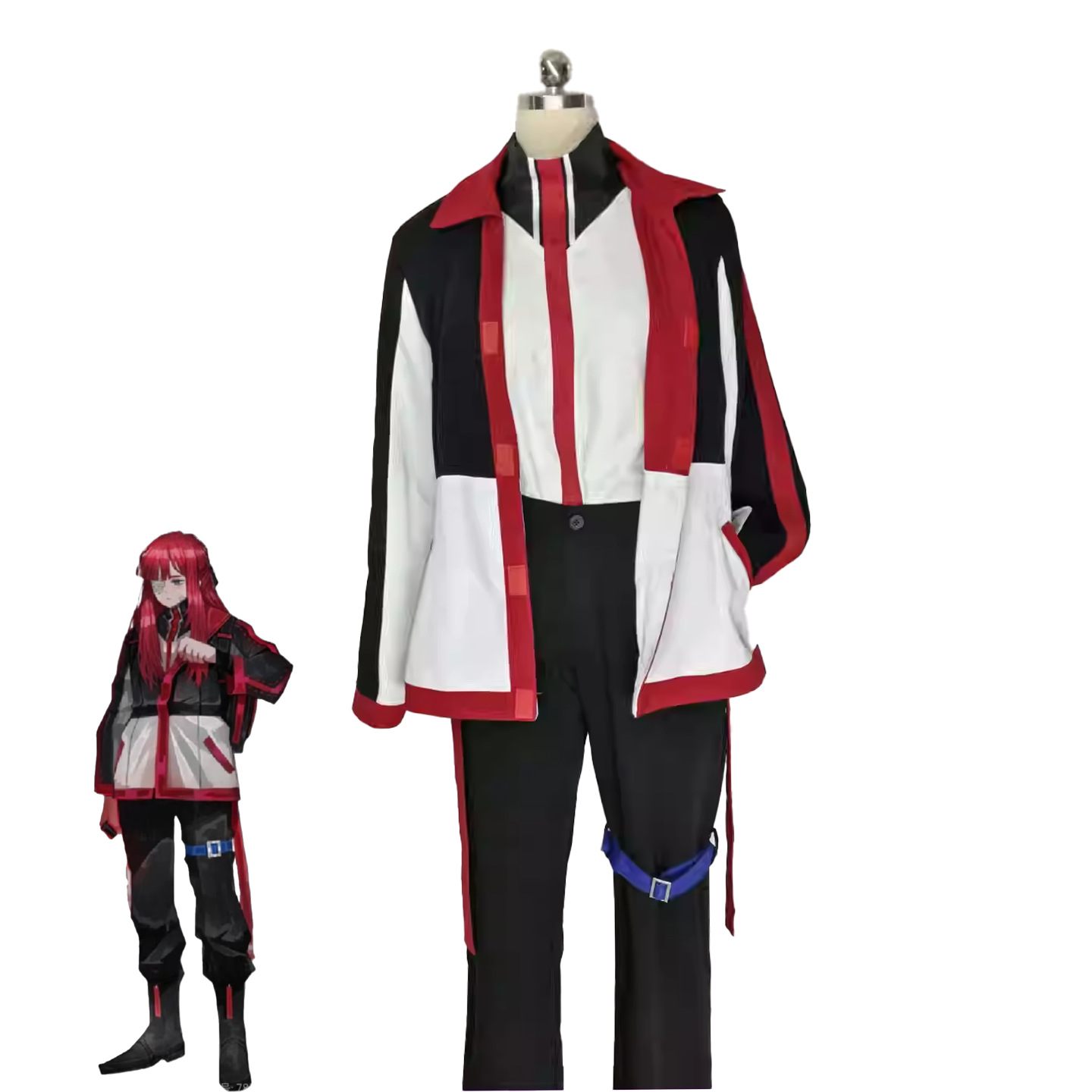 Anime Cosplay Girlfriend - Game Limbus Company Yuri Cosplay Costume