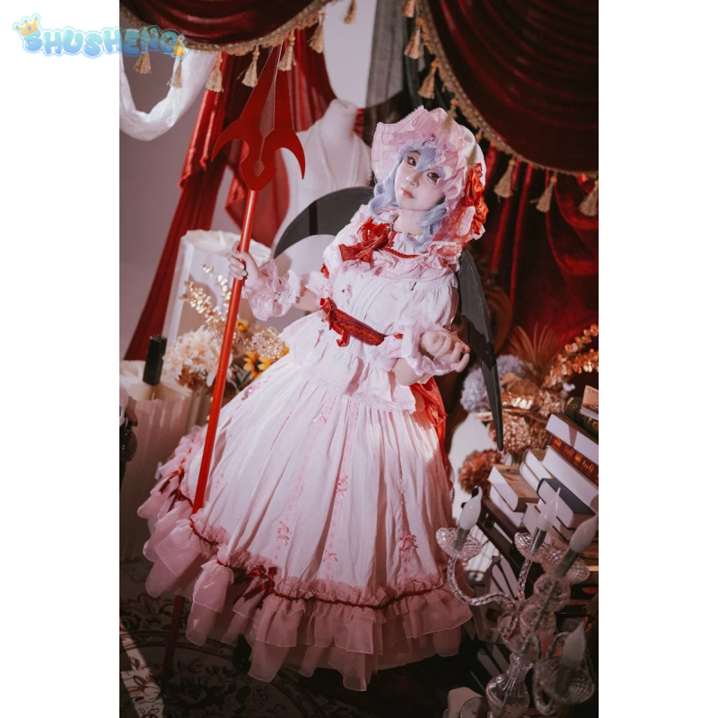 Anime Cosplay Red - Remilia Scarlet Cosplay Costume for Halloween