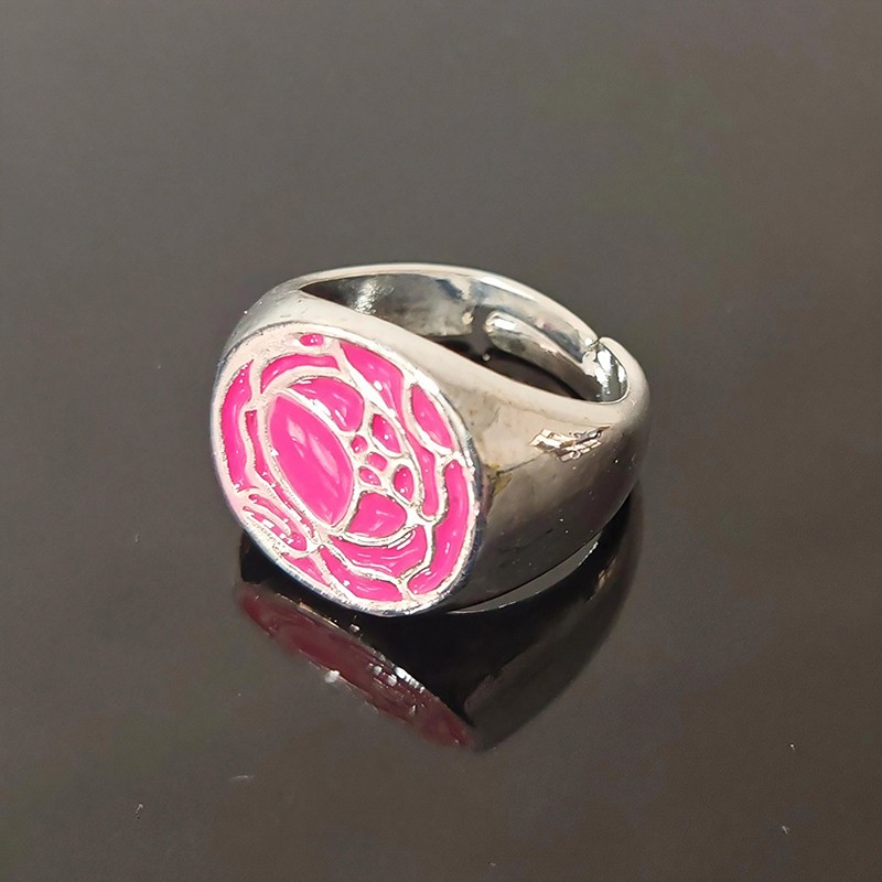 Anime Cosplay Girlfriend - Pink Rose Ring Tenjou Utena Revolutionary