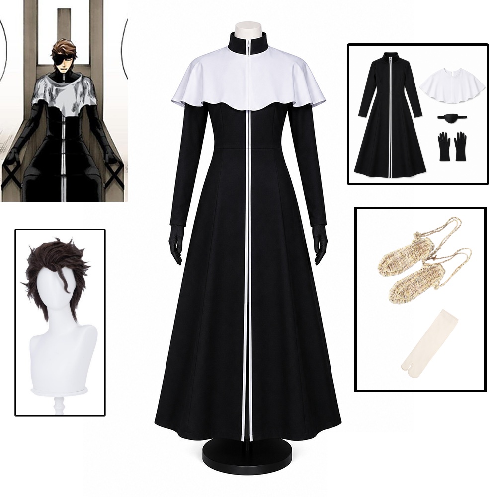 Anime Cosplay Bleach - 2026 BLEACH Sosuke Aizen Cosplay Costume