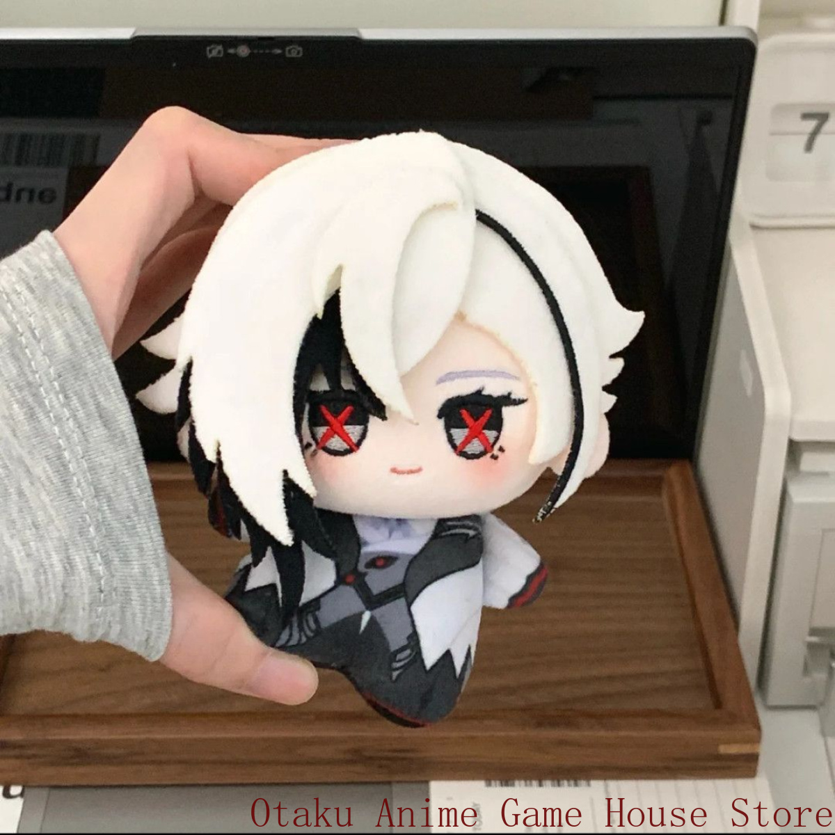 Cosplay Anime Top - 10cm Genshin Impact Arlecchino Kawaii Plush