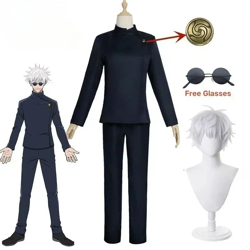 2026Anime Gojo Satoru Cosplay  - Jujutsu Kaisen Uniform recension och pris