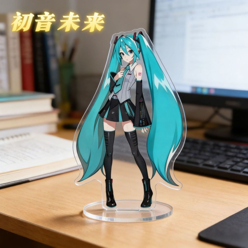 Hatsune Miku 10cm Acrylic Stan - Anime Cosplay Characters recension och pris
