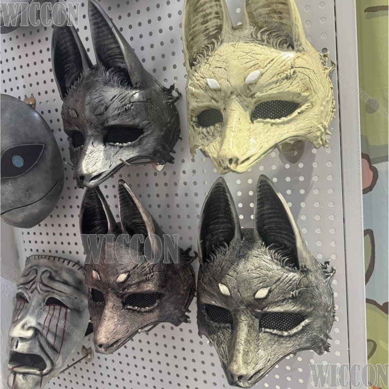 Fox Man Mask 2025 New Horro Ga - Anime Cosplay Face recension och pris