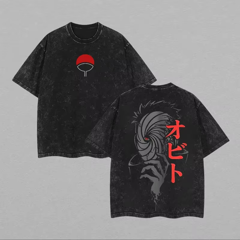 Naruto Obito Uchiha Men T Shir - Anime Cosplay Obito recension och pris