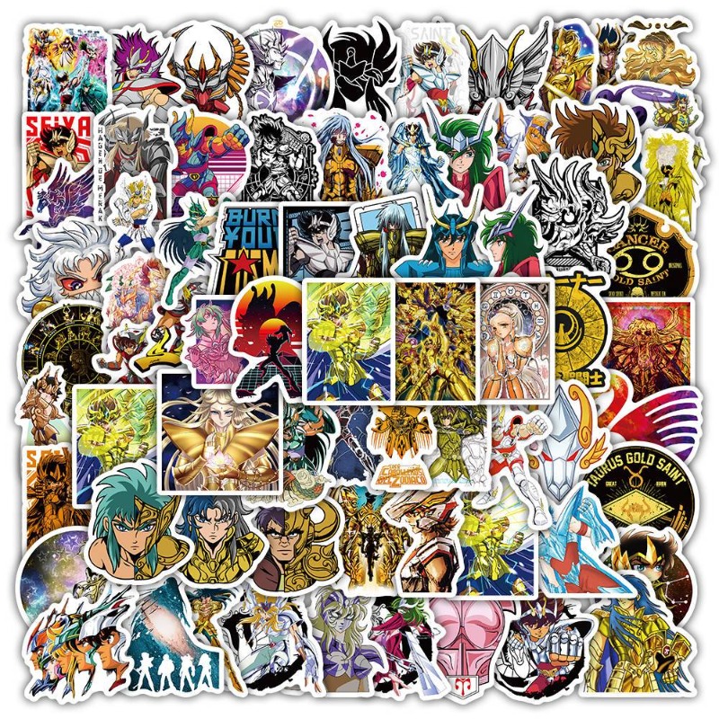 101Pcs Saint Seiya Anime Stick - Anime Cosplay Characters recension och pris