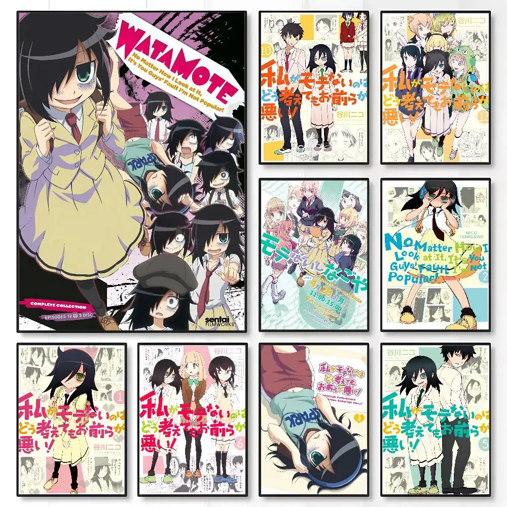 Anime W-Watamote Kuroki Tomoko - Anime Cosplay Wallpaper recension och pris