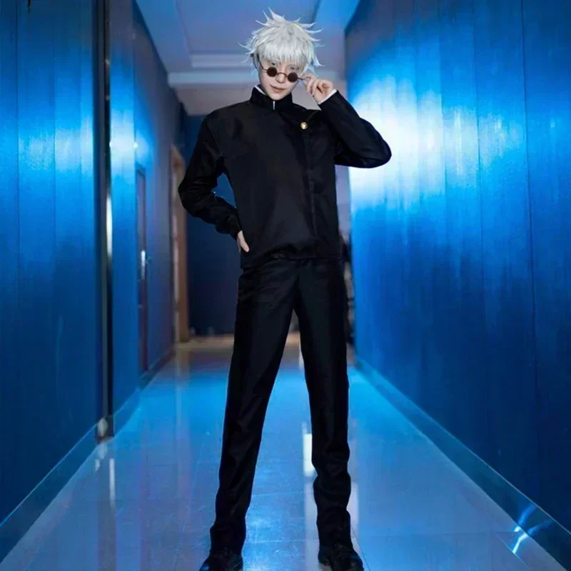 Anime Gojo Satoru Cosplay Unif - Jujutsu Kaisen Uniform recension och pris