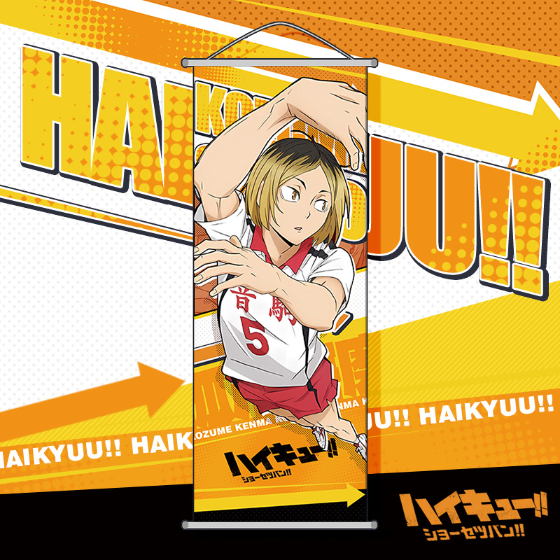 Haikyuu!! Wall Scroll Cartoon  - Anime Cosplay Wallpaper recension och pris