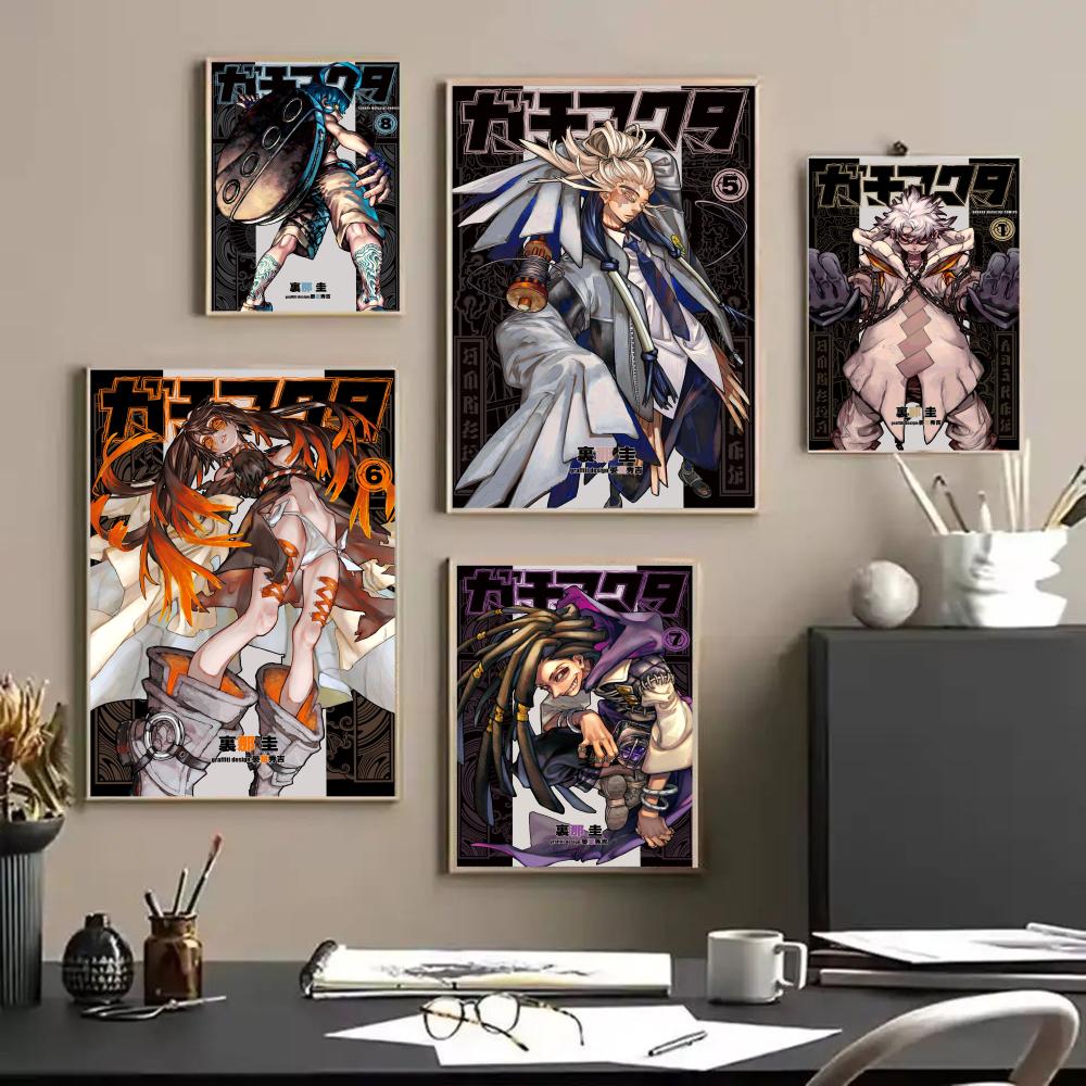 Anime G-GACHIAKUTA Poster Stic - Anime Cosplay Wallpaper recension och pris