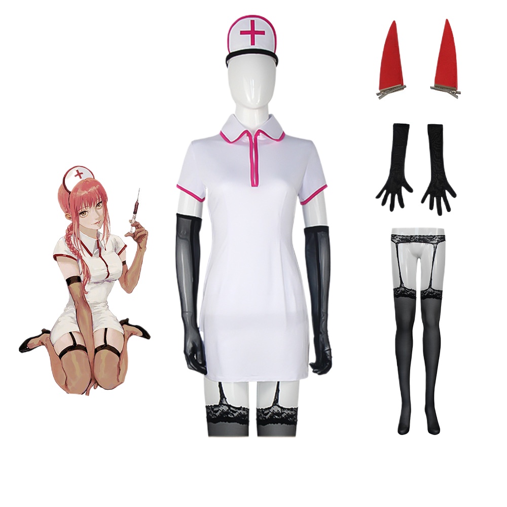 Chainsaw Man Costume, Anime Gi - Anime Cosplay Makima recension och pris