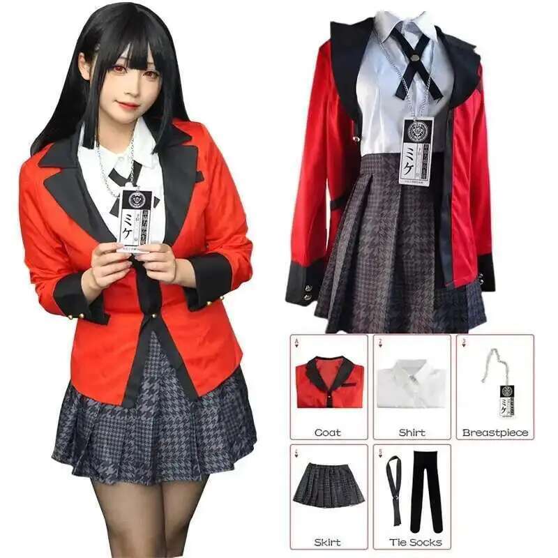 Anime Kakegurui Jabami Yumeko  - Anime Cosplay Girlfriend recension och pris