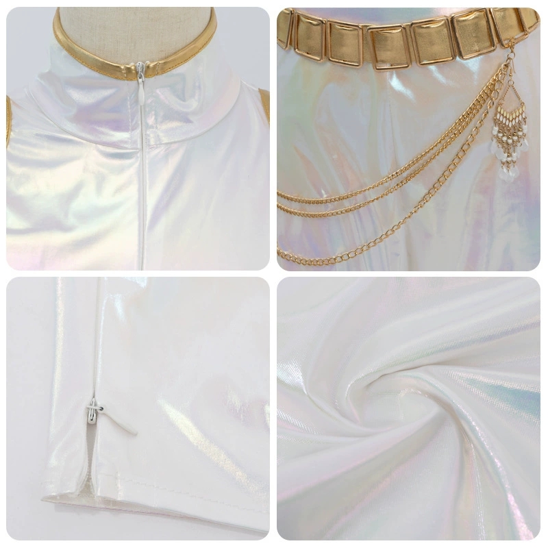 Cosplay Costume PU Leather Whi - Anime Cosplay Girlfriend recension och pris