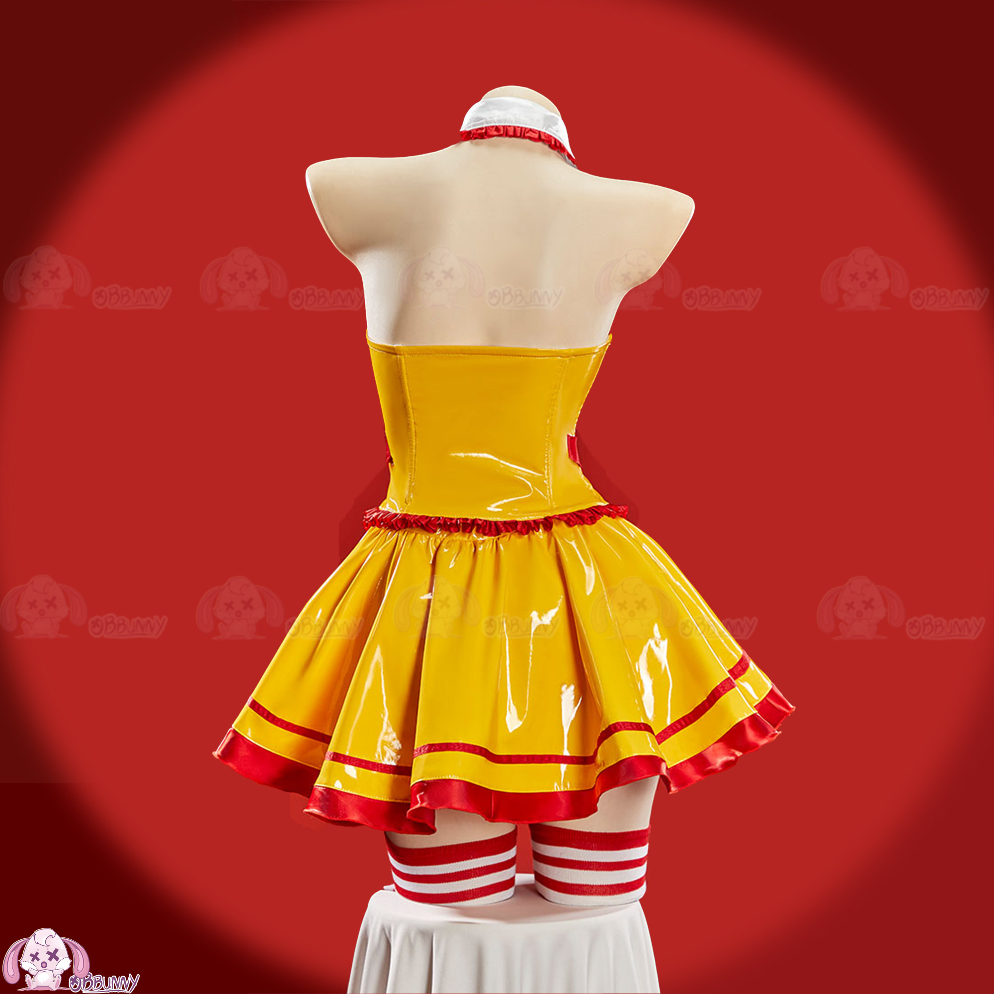 Miku Fanart Cosplay Costume PU - Anime Cosplay Red recension och pris