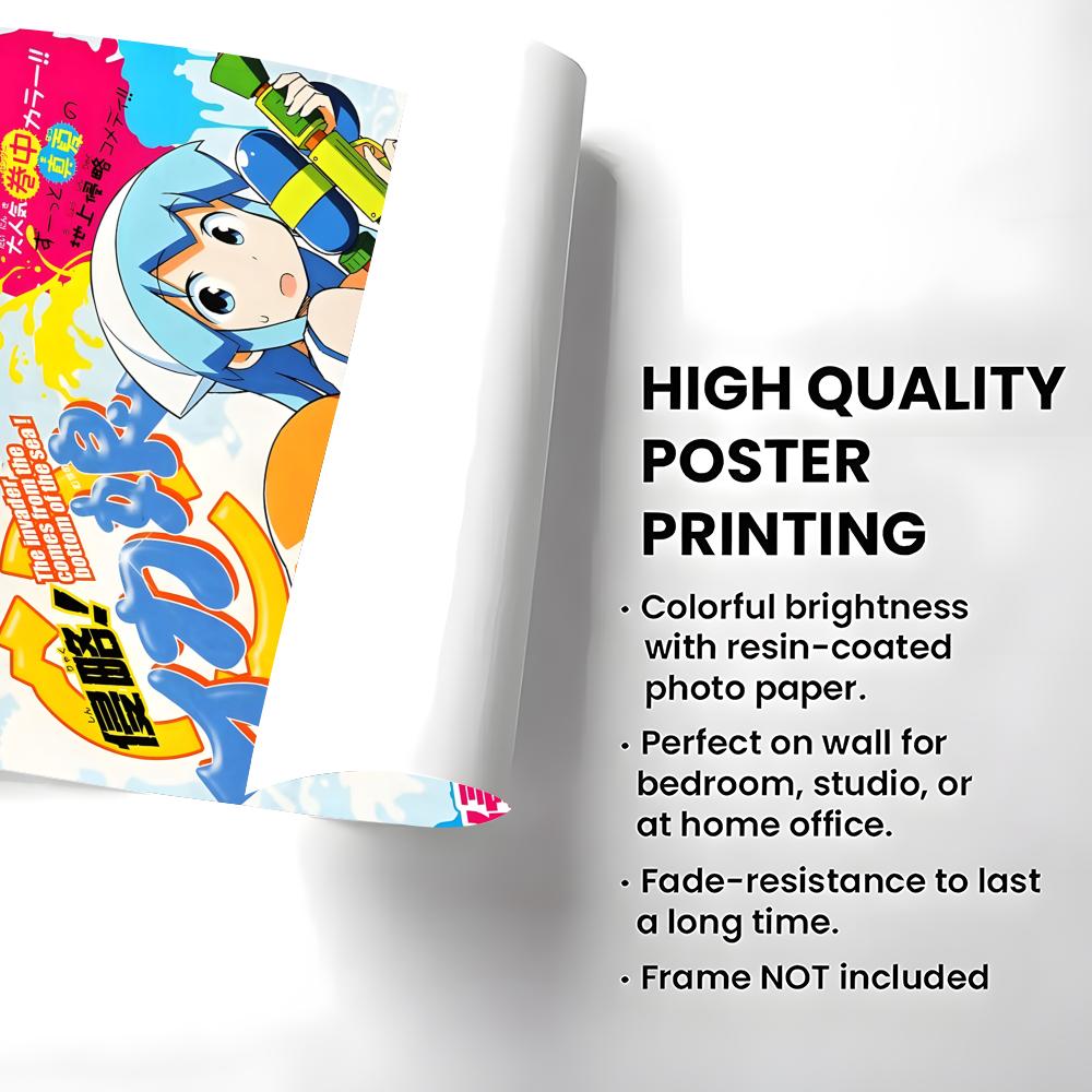 Anime Squid Girl Poster High-d - Anime Cosplay Wallpaper recension och pris