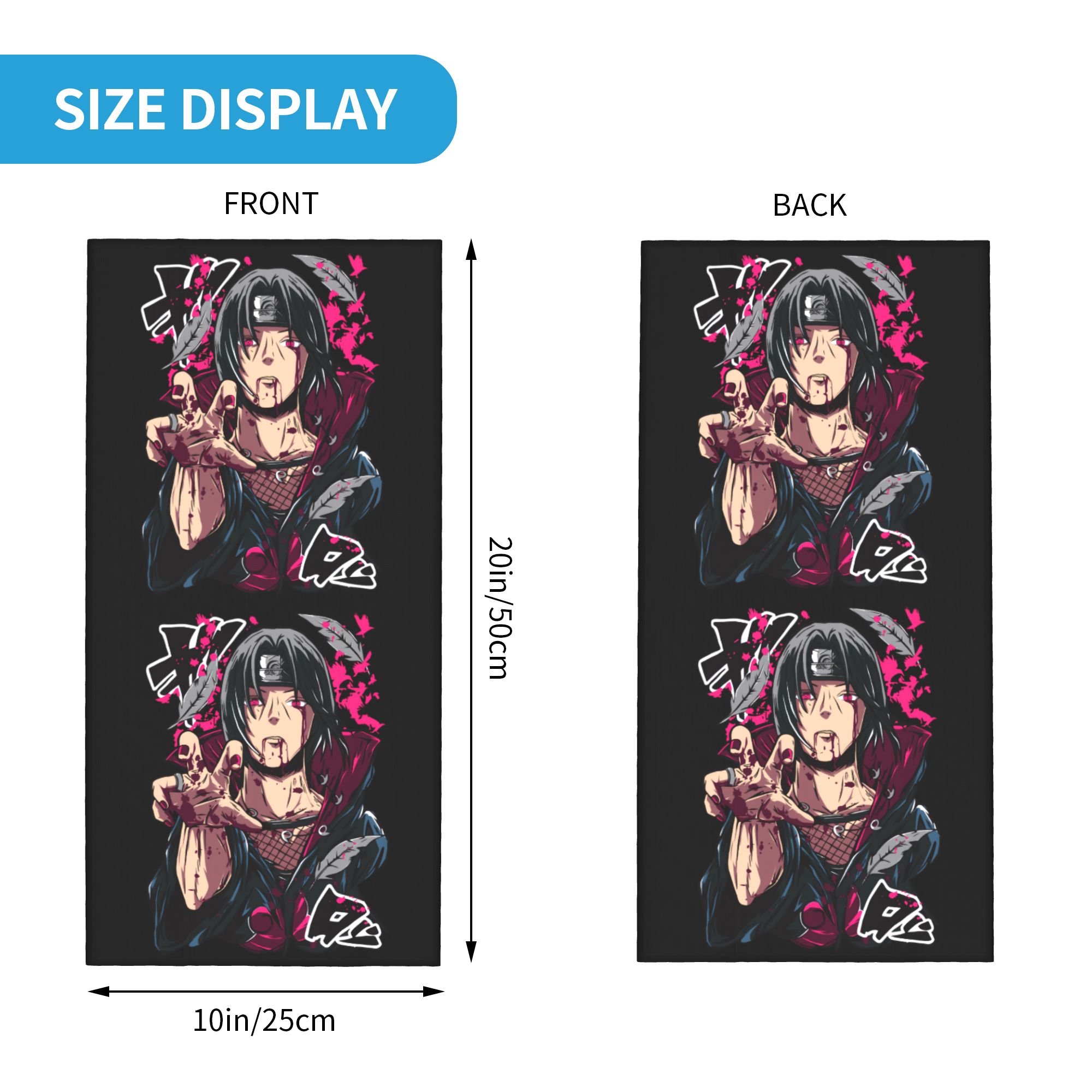 Anime N-Naruto Itachi Uchiha B - Anime Cosplay Face recension och pris