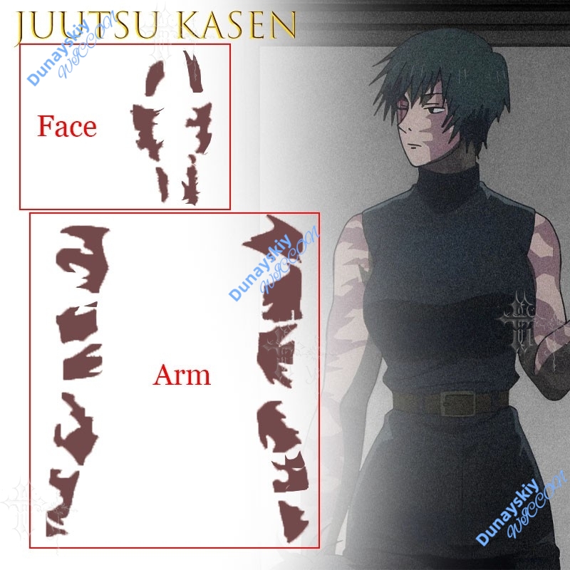 Anime Jujutsu Kaisen Zenin Mak - Anime Cosplay Face recension och pris